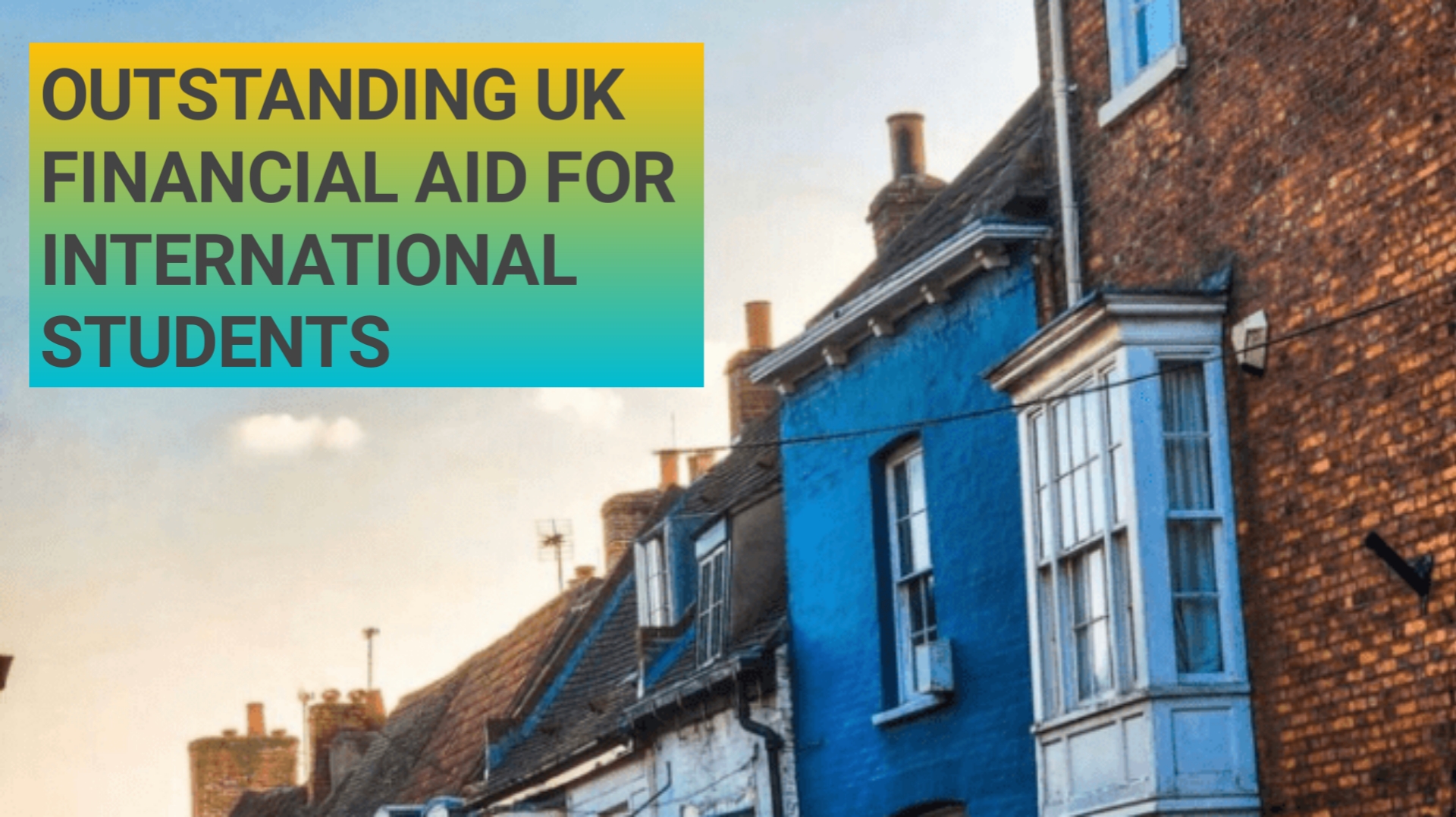 UK Financial Aid for International Students