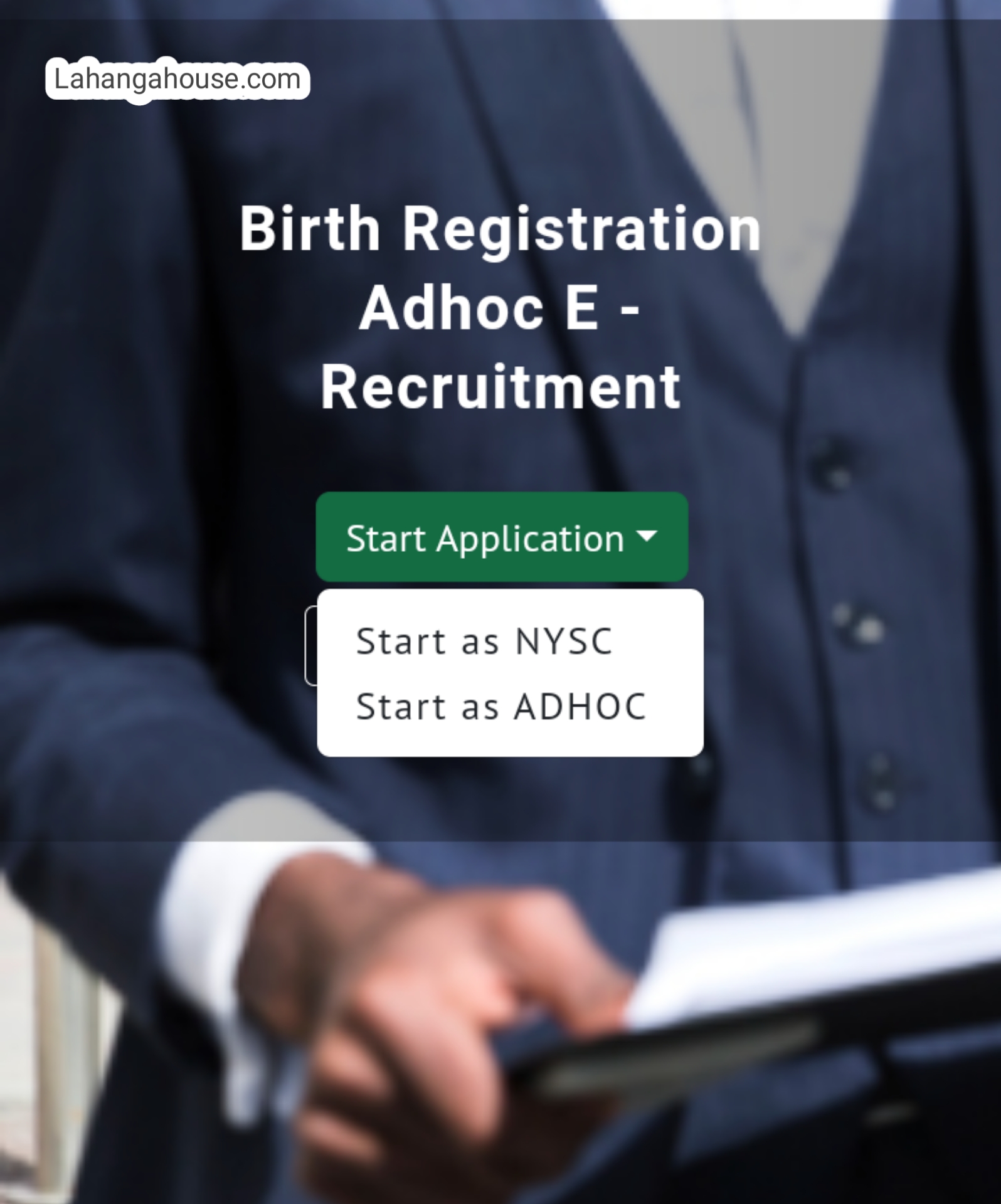NPC Birth Registration Recruitment 2023