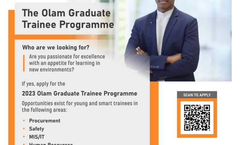 Olam Agri Graduate Trainee Programme 2023