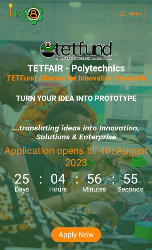 Application for TETFAIR 2