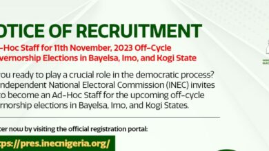 INEC Ad-Hoc Staff Recruitment