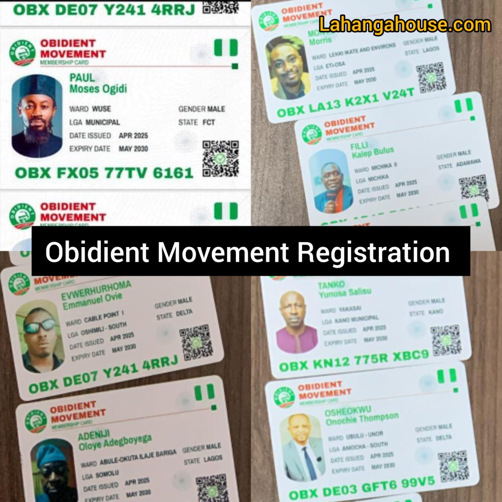 Obidient Movement Registration Link